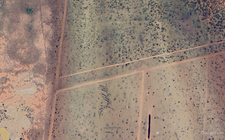 Aerial view of SODAR on Boolathana Gascoyne Green Energy