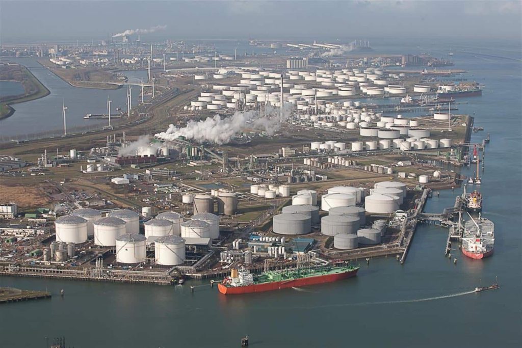 Ammonia storage terminal. Rotterdam